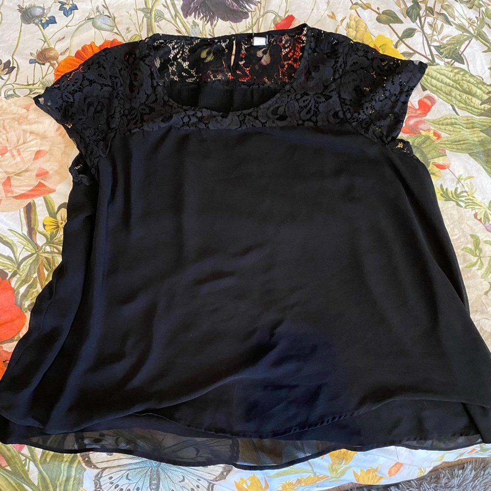 Black Lacey Top